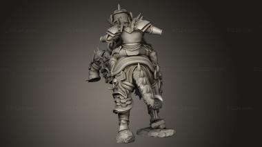 Figurines heroes, monsters and demons (Fantasy Direknightc, STKM_13604) 3D models for cnc