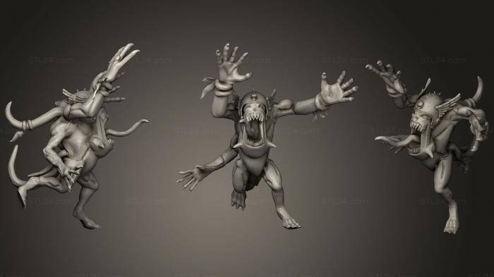 Figurines heroes, monsters and demons (Tzeentch Pink Horror1, STKM_1361) 3D models for cnc