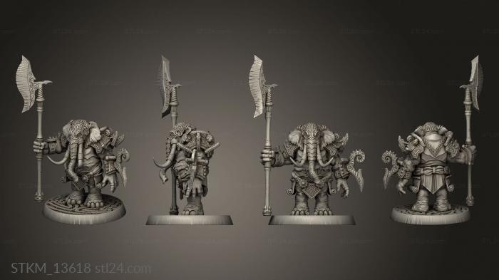Figurines heroes, monsters and demons (The Amarula Decree, STKM_13618) 3D models for cnc