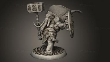 Figurines heroes, monsters and demons (The Castor Winkworth, STKM_13619) 3D models for cnc