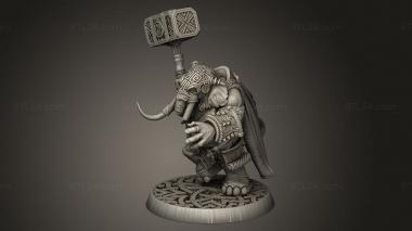 Figurines heroes, monsters and demons (The Marble Stone Stomper, STKM_13624) 3D models for cnc