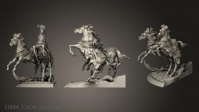 Figurines heroes, monsters and demons (Sorrowsown Baron Horses Horse, STKM_13634) 3D models for cnc