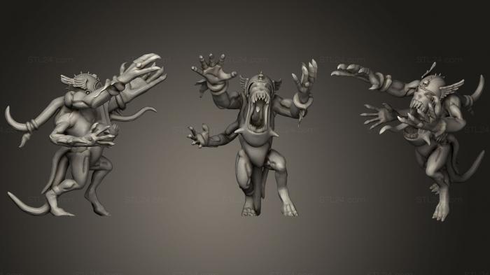 Figurines heroes, monsters and demons (Tzeentch Pink Horror4, STKM_1364) 3D models for cnc