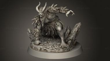 Figurines heroes, monsters and demons (Gaueko Hugo, STKM_13643) 3D models for cnc