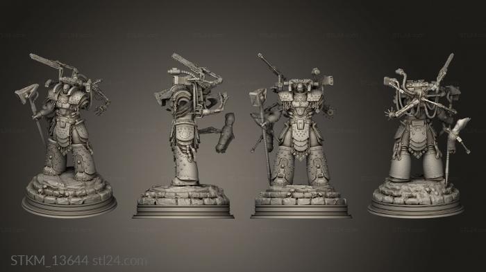 Figurines heroes, monsters and demons (Ferrus Manus CABLE, STKM_13644) 3D models for cnc