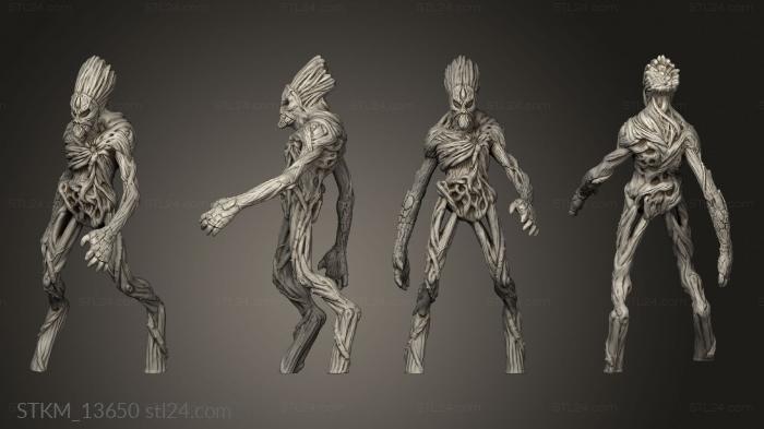 Figurines heroes, monsters and demons (Fire ZERO board game AFRICA EXPANSION woodenman, STKM_13650) 3D models for cnc