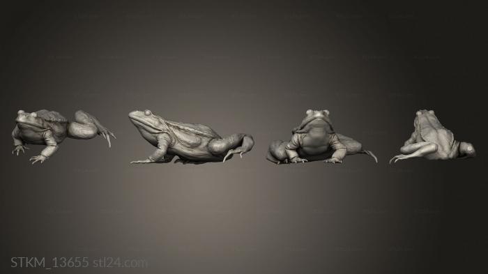 Figurines heroes, monsters and demons (Frog Mouse, STKM_13655) 3D models for cnc