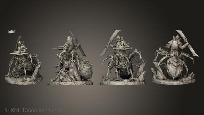 Figurines heroes, monsters and demons (Fleshsmith Triumvirate, STKM_13666) 3D models for cnc