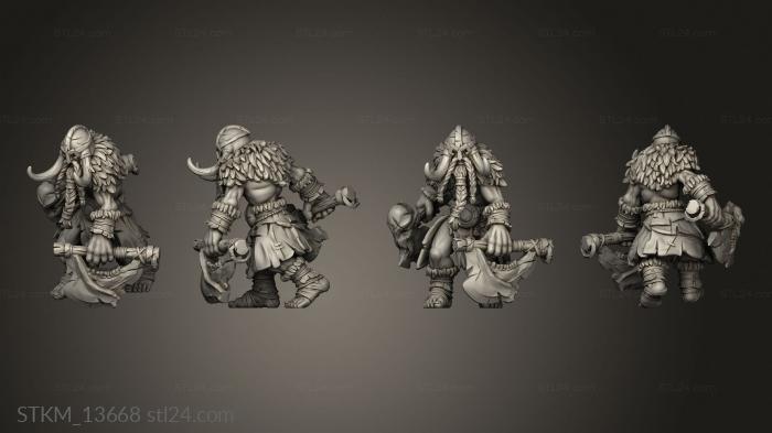 Figurines heroes, monsters and demons (Frost Giant, STKM_13668) 3D models for cnc