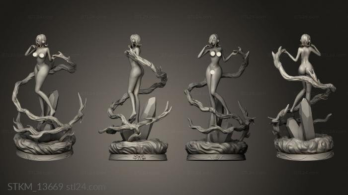 Figurines heroes, monsters and demons (Germa Reiju NSFW, STKM_13669) 3D models for cnc