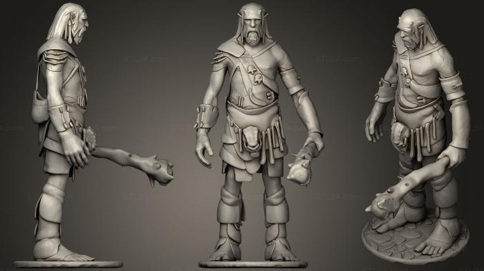 Figurines heroes, monsters and demons (Upgraded Skyrim Giant, STKM_1367) 3D models for cnc