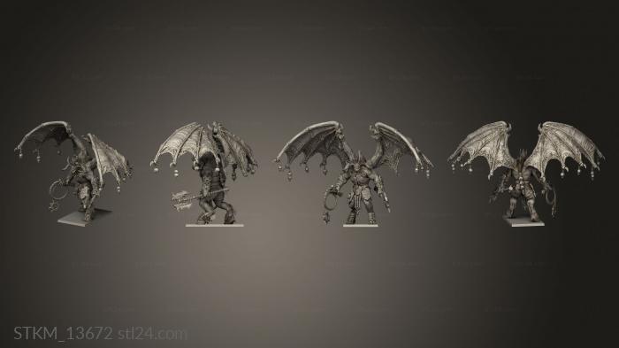 Figurines heroes, monsters and demons (hematic quenchseekers Eman, STKM_13672) 3D models for cnc