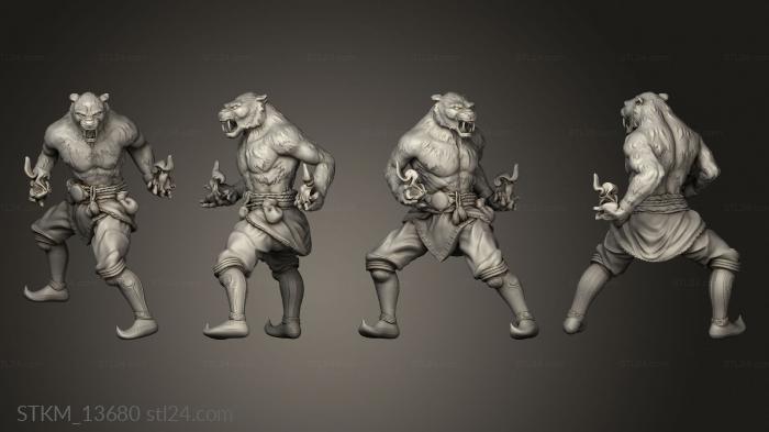 Figurines heroes, monsters and demons (Hour Demons Rakshasa Magic, STKM_13680) 3D models for cnc