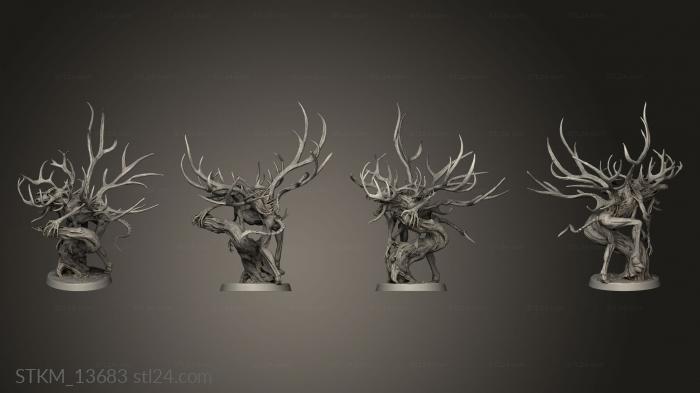 Figurines heroes, monsters and demons (Wendigo, STKM_13683) 3D models for cnc