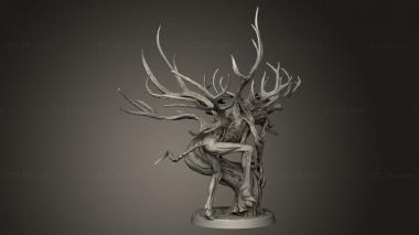 Figurines heroes, monsters and demons (Wendigo, STKM_13683) 3D models for cnc