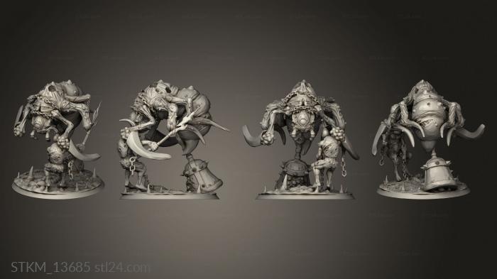 Figurines heroes, monsters and demons (Flying Plagues Flying Plague, STKM_13685) 3D models for cnc