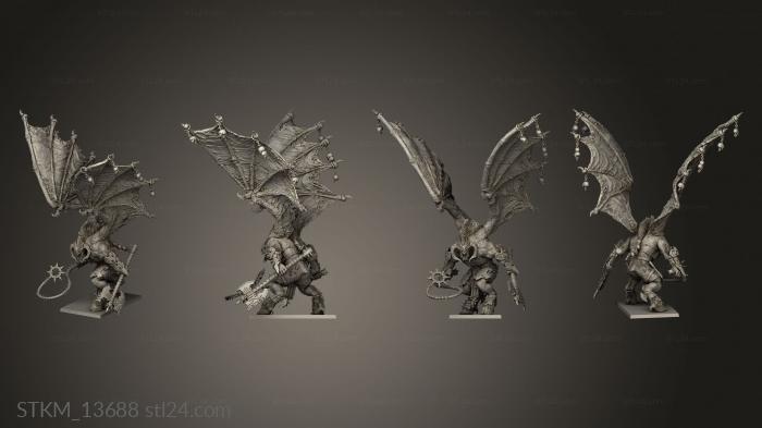 Figurines heroes, monsters and demons (hematic quenchseekers Eman, STKM_13688) 3D models for cnc
