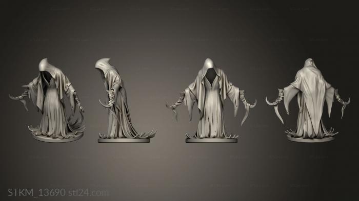 Figurines heroes, monsters and demons (ghosts shadyfair, STKM_13690) 3D models for cnc
