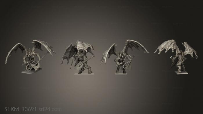 Figurines heroes, monsters and demons (hematic quenchseekers Eman, STKM_13691) 3D models for cnc