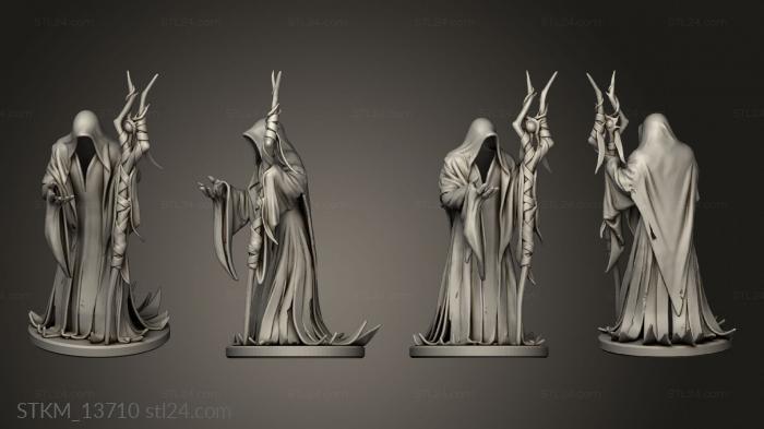 Статуэтки герои, монстры и демоны (Призраки тенистой ярмарки, STKM_13710) 3D модель для ЧПУ станка