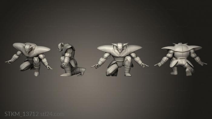 Figurines heroes, monsters and demons (Frieza forces Ginyu remeshed, STKM_13712) 3D models for cnc