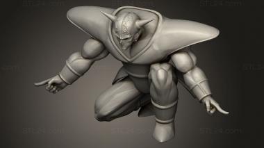 Figurines heroes, monsters and demons (Frieza forces Ginyu remeshed, STKM_13712) 3D models for cnc