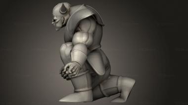 Figurines heroes, monsters and demons (Frieza forces Ginyu remeshed, STKM_13712) 3D models for cnc