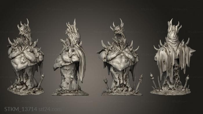 Figurines heroes, monsters and demons (Jailer, STKM_13714) 3D models for cnc