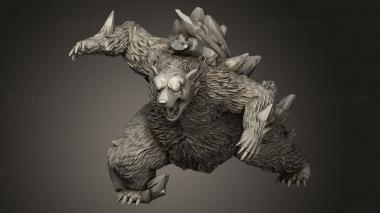 Figurines heroes, monsters and demons (Friends Polar Bear, STKM_13719) 3D models for cnc