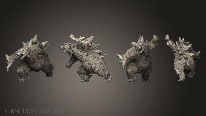 Figurines heroes, monsters and demons (Friends Polar Bear, STKM_13720) 3D models for cnc