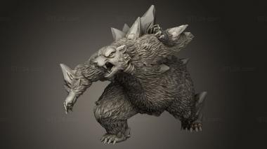 Figurines heroes, monsters and demons (Friends Polar Bear, STKM_13720) 3D models for cnc