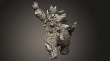 Figurines heroes, monsters and demons (Friends Polar Bear, STKM_13720) 3D models for cnc