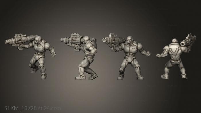 Figurines heroes, monsters and demons (Aliens vs Skull Hunters FUKIMASA PAPRANIUM STERDROID ALIEN NEUTRALIZER, STKM_13728) 3D models for cnc