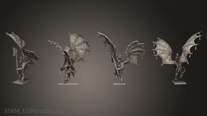 Figurines heroes, monsters and demons (hematic quenchseekers Eman, STKM_13740) 3D models for cnc