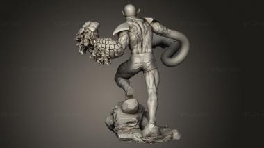 Figurines heroes, monsters and demons (Gabriel Risco Skrull, STKM_13743) 3D models for cnc