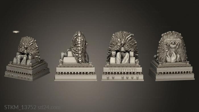 Figurines heroes, monsters and demons (Glorious Overlord Fabulous Pillar Guardians, STKM_13752) 3D models for cnc
