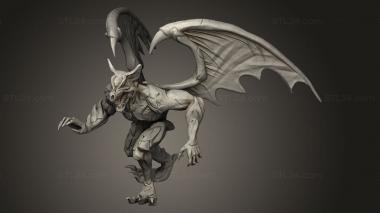 Figurines heroes, monsters and demons (Gargoyle Roaming, STKM_13766) 3D models for cnc