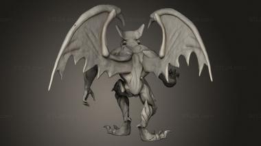 Figurines heroes, monsters and demons (Gargoyle Roaming, STKM_13766) 3D models for cnc