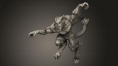 Figurines heroes, monsters and demons (Gargoyles Gargoyle Running, STKM_13771) 3D models for cnc