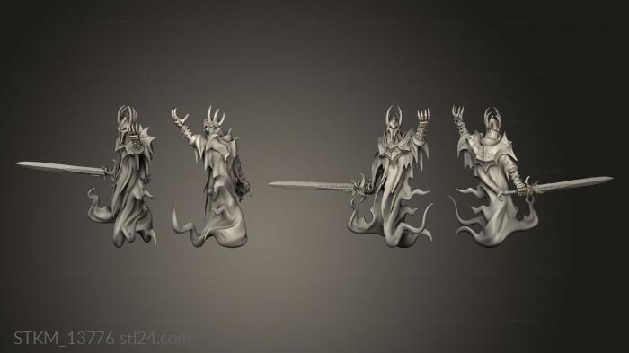 Figurines heroes, monsters and demons (General Kar zeth Foot, STKM_13776) 3D models for cnc