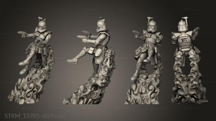 Figurines heroes, monsters and demons (Genetic Trooper Squad Clone Arc, STKM_13785) 3D models for cnc