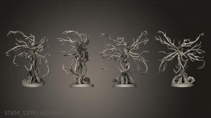 Figurines heroes, monsters and demons (Gennaio Dryad Guardian, STKM_13795) 3D models for cnc