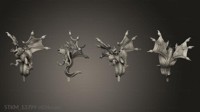 Figurines heroes, monsters and demons (Gennaio Tree Frog Familiar, STKM_13799) 3D models for cnc