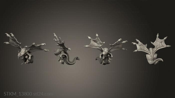 Figurines heroes, monsters and demons (Gennaio Tree Frog Familiar Frog water, STKM_13800) 3D models for cnc