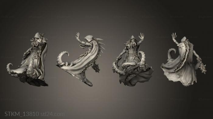 Статуэтки герои, монстры и демоны (Затонувший Шаман, STKM_13810) 3D модель для ЧПУ станка