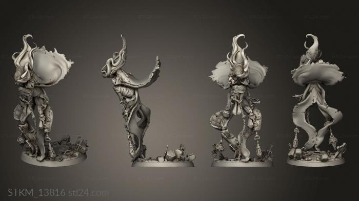 Статуэтки герои, монстры и демоны (Призраки Барона,Любовницы Банши, STKM_13816) 3D модель для ЧПУ станка