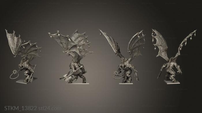 Figurines heroes, monsters and demons (hematic quenchseekers Eman, STKM_13822) 3D models for cnc