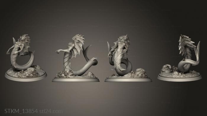 Figurines heroes, monsters and demons (Going Down The Drain Female Marrow, STKM_13854) 3D models for cnc