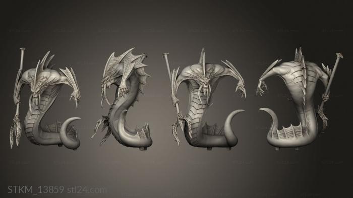 Figurines heroes, monsters and demons (Going Down The Drain Male Marrow, STKM_13859) 3D models for cnc