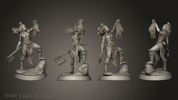 Figurines heroes, monsters and demons (Going Down The Drain Vanchu, STKM_13861) 3D models for cnc
